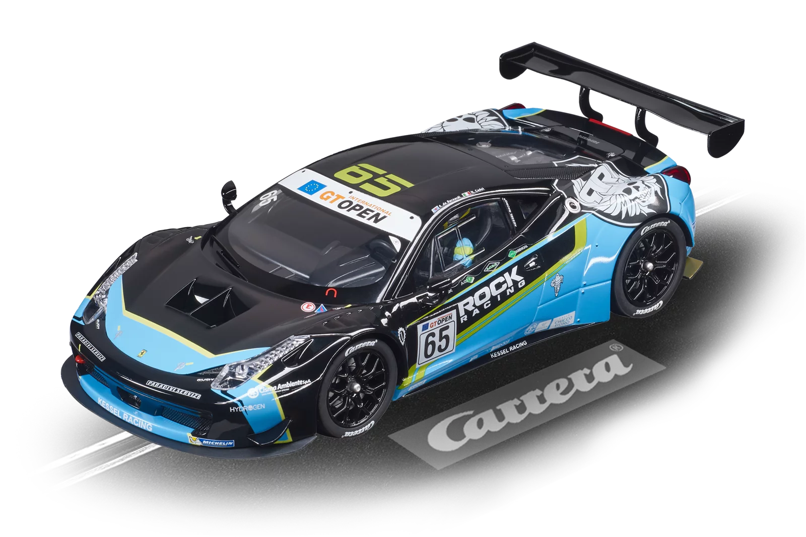 carrera-ferrari-458-italia-gt3-kessel-racing-no-65-digital-124-slotcar-1-24 image 1