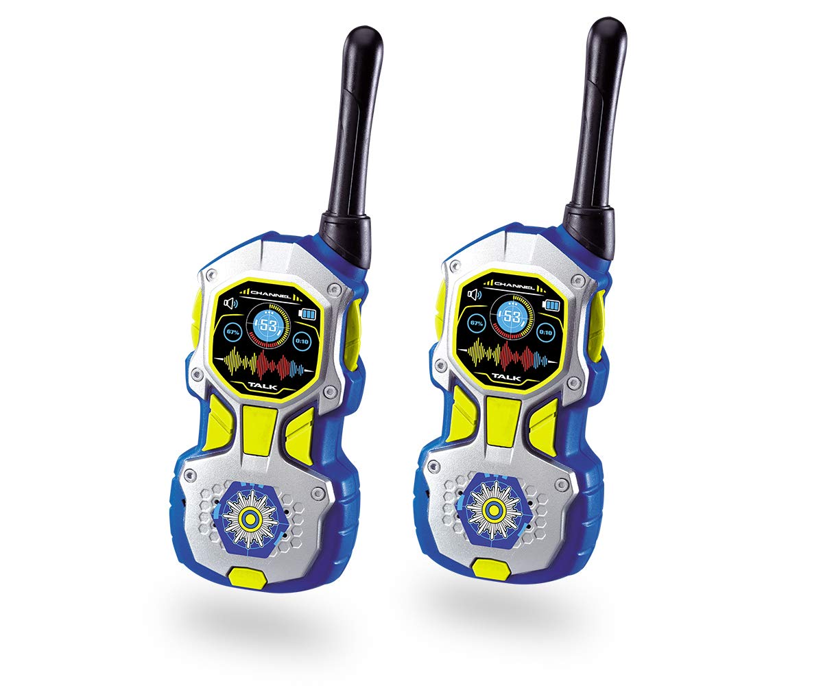 dickie-toys-walkie-talkie-polizei-2er-set-17-cm-80-m-reichweite image 1