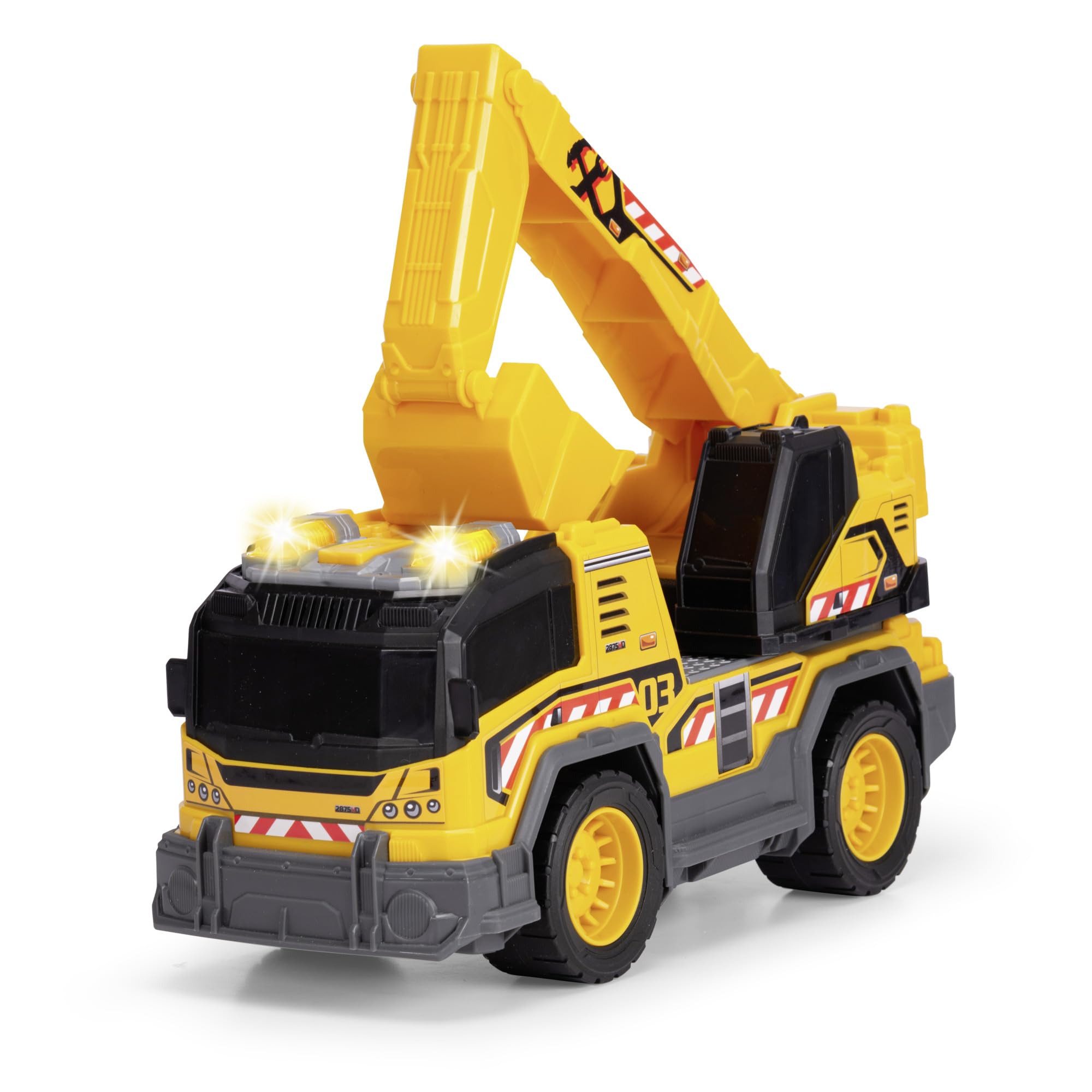 dickie-toys-excavator-truck-bagger-lkw-spielzeugauto-30-cm image 1