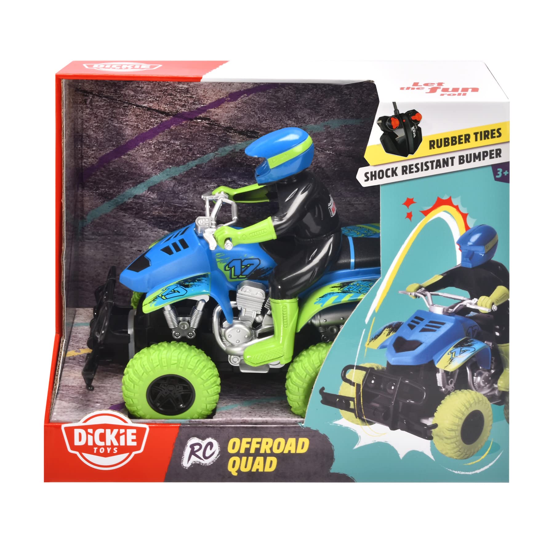 dickie-toys-rc-offroad-quad-1-18-21-cm-8-km-h-mit-fernbedienung image 7