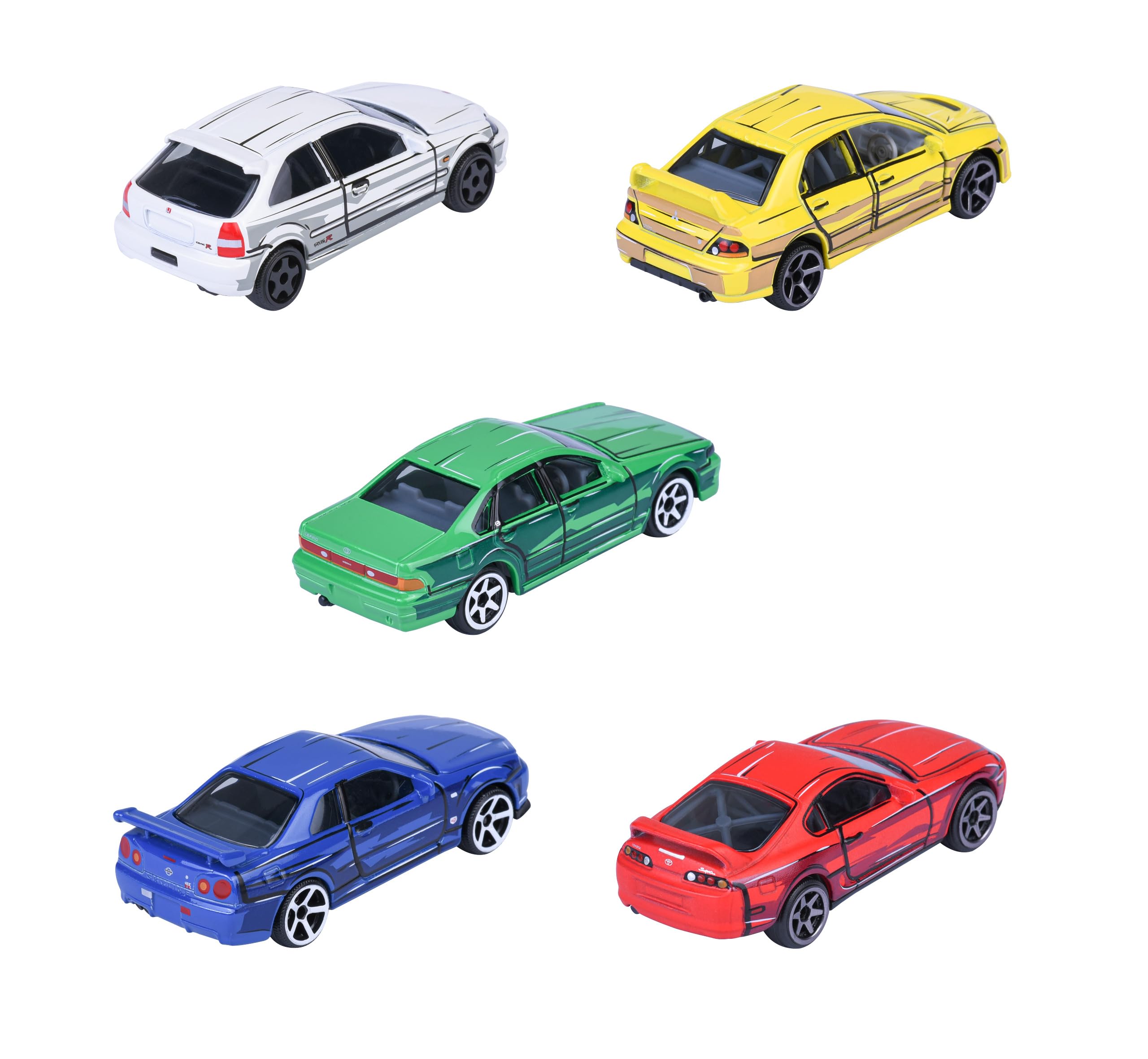 majorette-jdm-legends-giftpack-5-autos-1-64-7-5cm-metall image 4