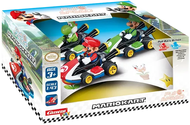 carrera-rc-mario-kart-pull-speed-3pack-1-43-mario-luigi-yoshi image 1