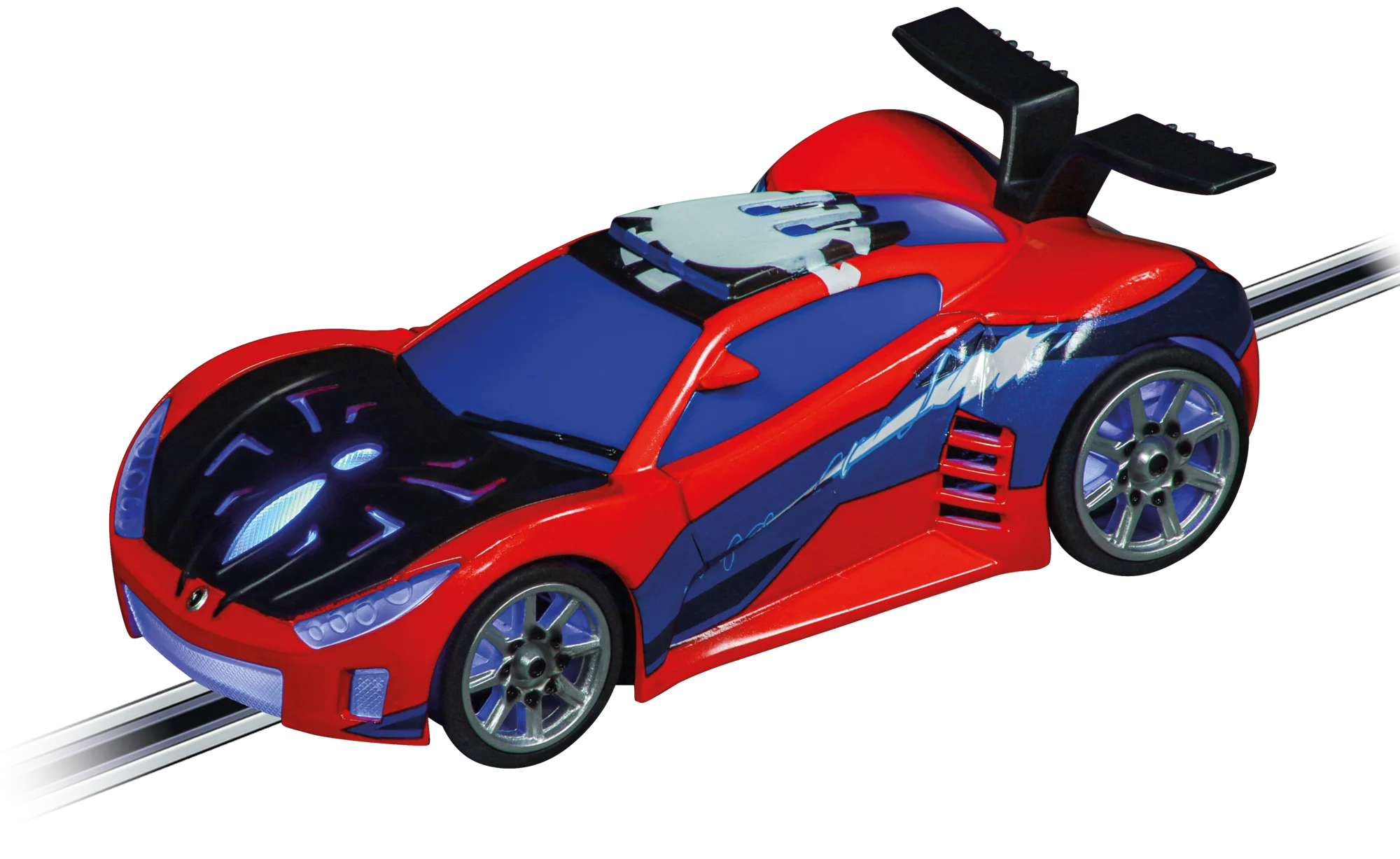 carrera-rc-spider-man-speed-shifter-red-go-slotcar-1-43 image 1