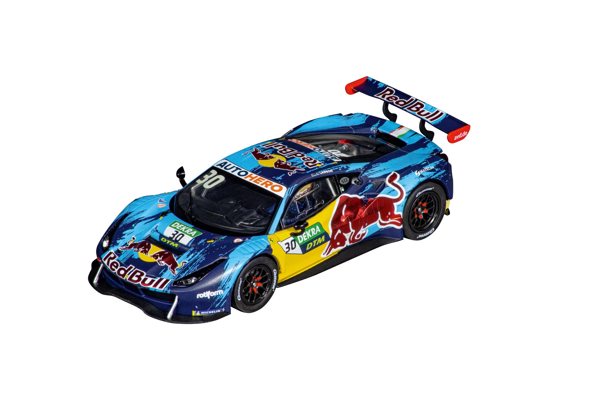 carrera-digital-132-dtm-bull-and-horse-rennbahn-set-ferrari-488-gt3 image 5