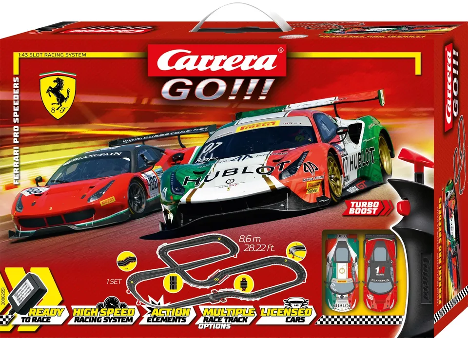 carrera-go-ferrari-pro-speeders-slotcar-set-1-43-mit-8-6-m-bahn image 1