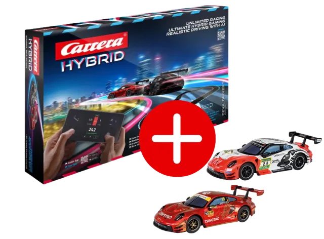 carrera-hybrid-team-rocketbeans-edition-devil-drivers-set-2x-porsche-911-gt3-r image 1