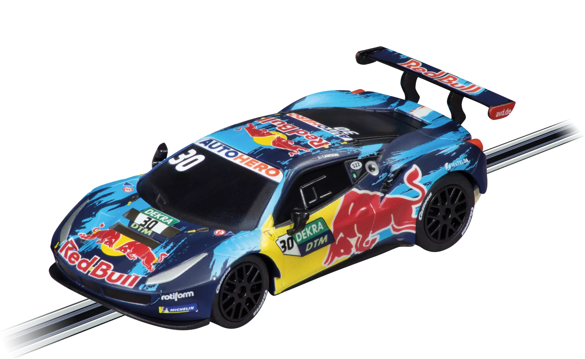 carrera-rc-go-dtm-high-speed-showdown-set-8-9-m-bmw-m4-gt3-vs-ferrari-488-gt3 image 4
