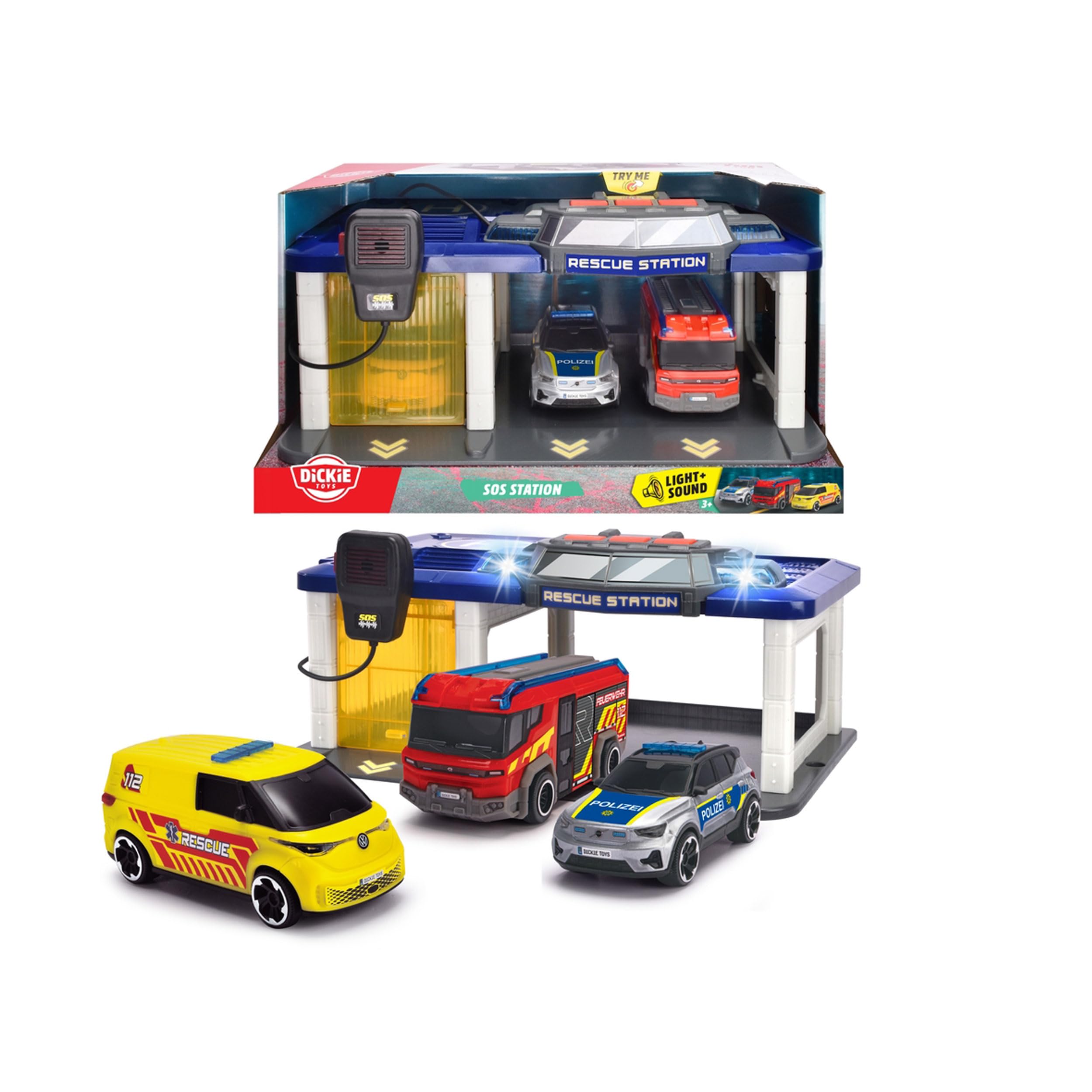 dickie-toys-s-o-s-rettungsstation-2-in-1-mit-3-autos-licht-sound image 8