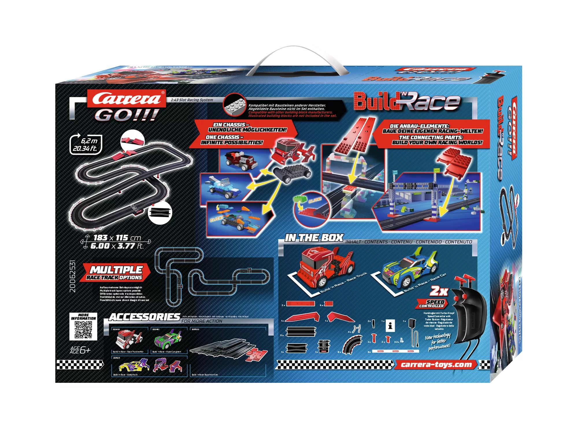 carrera-rc-build-n-race-racing-set-6-2-go-rennbahn-6-2m image 2
