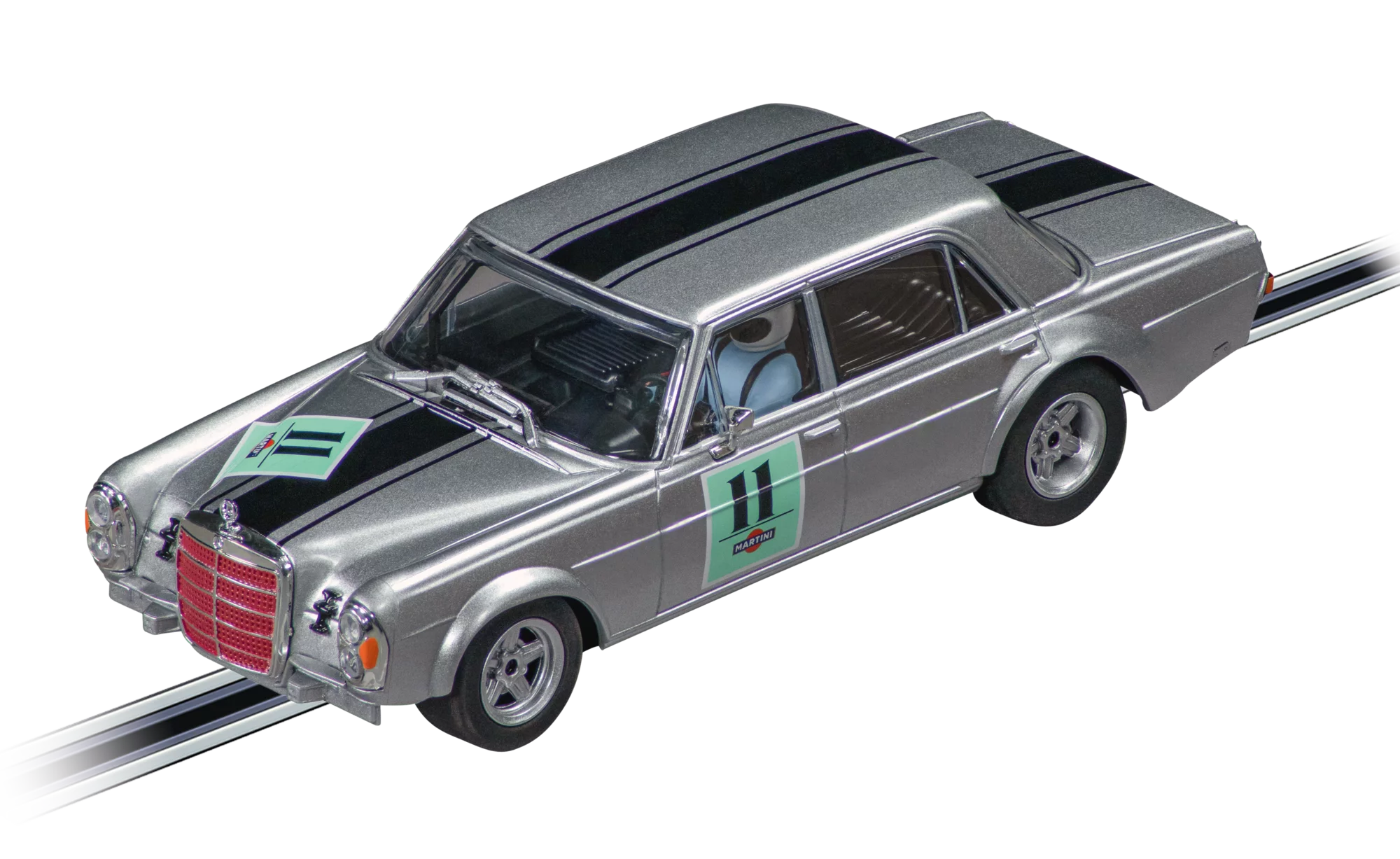 carrera-mercedes-benz-300-sel-6-3-amg-preis-der-nationen-1970-no-11-slotcar-evol image 1
