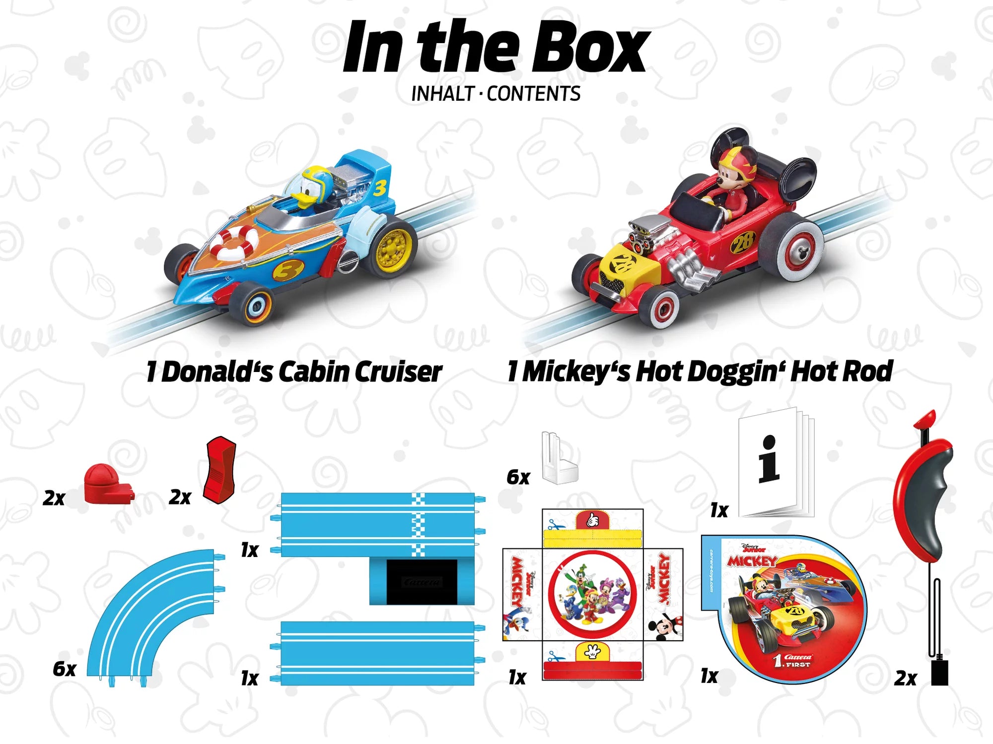 carrera-rc-carrera-first-mickey-s-fun-race-slotcar-bahnset-2-4-m image 5