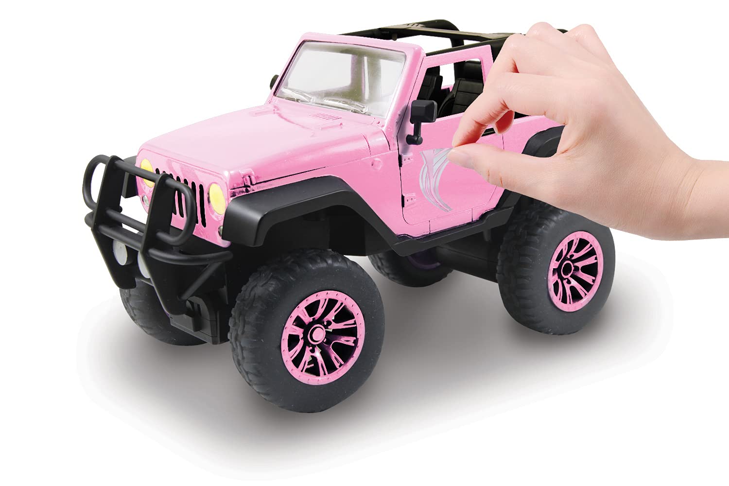 dickie-toys-rc-girlmazing-jeep-wrangler-1-16-metallic-pink image 3