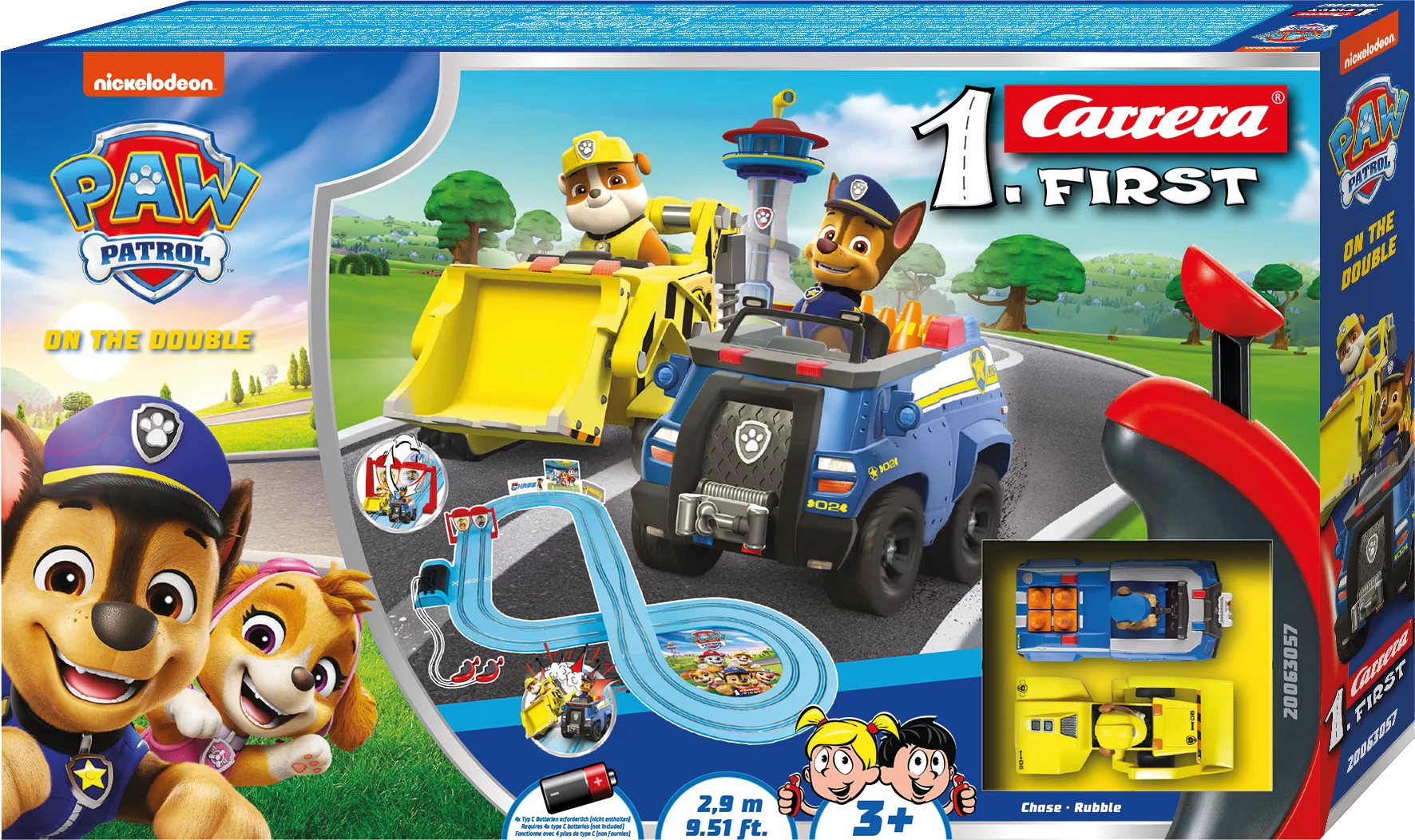 carrera-rc-paw-patrol-on-the-double-carrera-first-slotcar-rennbahn-set-ab-3-jahr image 1