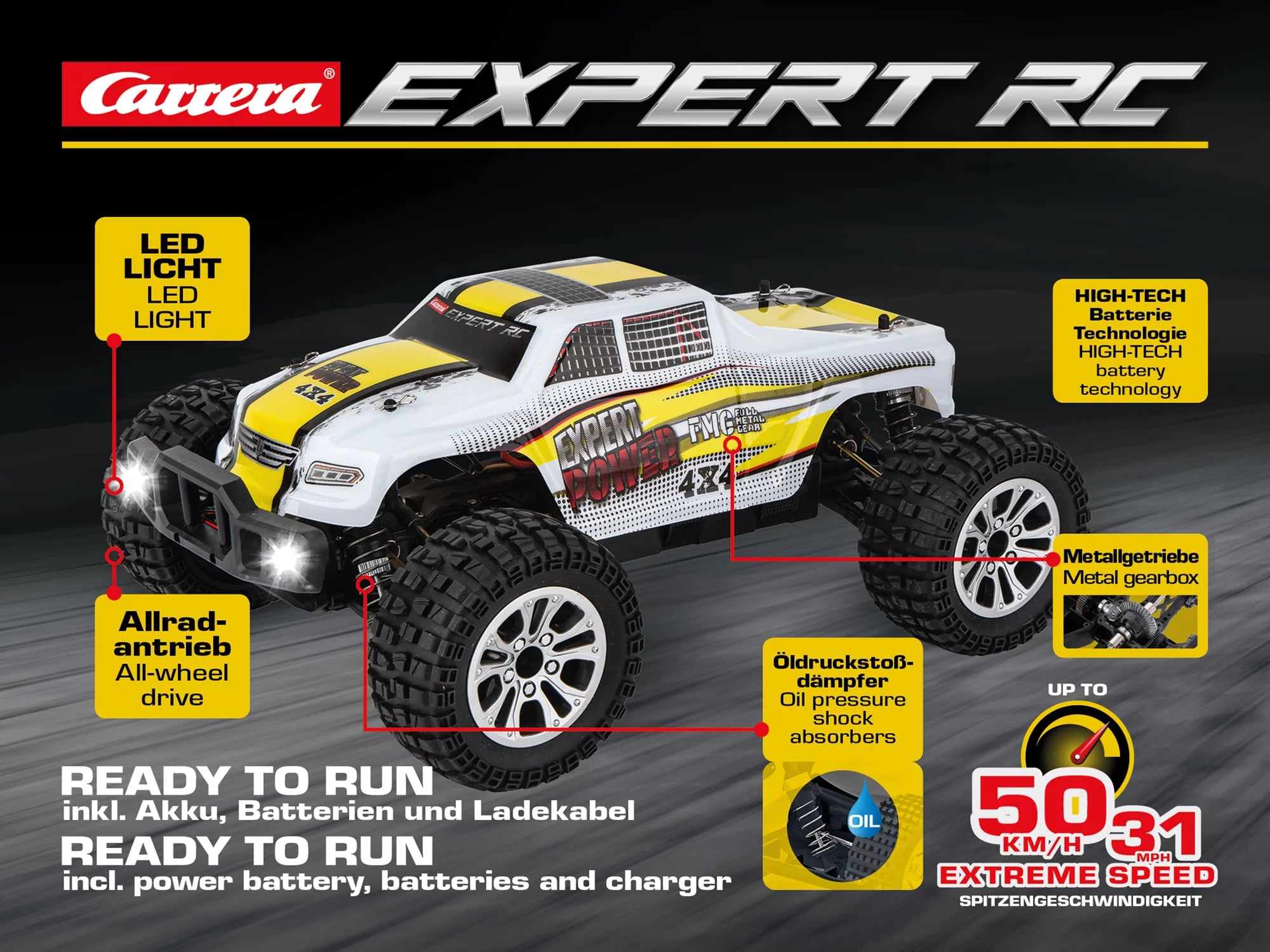 carrera-rc-2-4ghz-offroad-pickup-carrera-expert-rc-buggy-1-10-50-km-h image 7