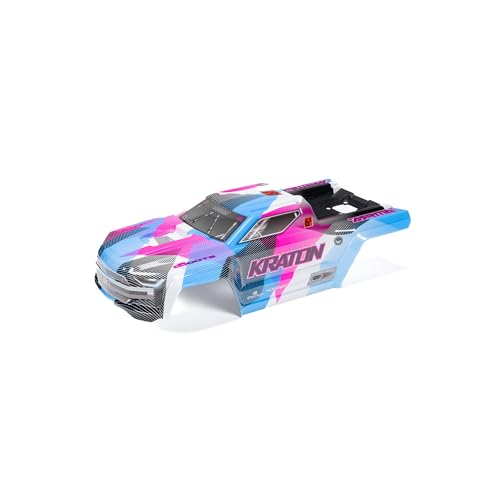 arrma-kraton-6s-blx-v6-karosserie-1-8-lackiert-blau-pink image 2
