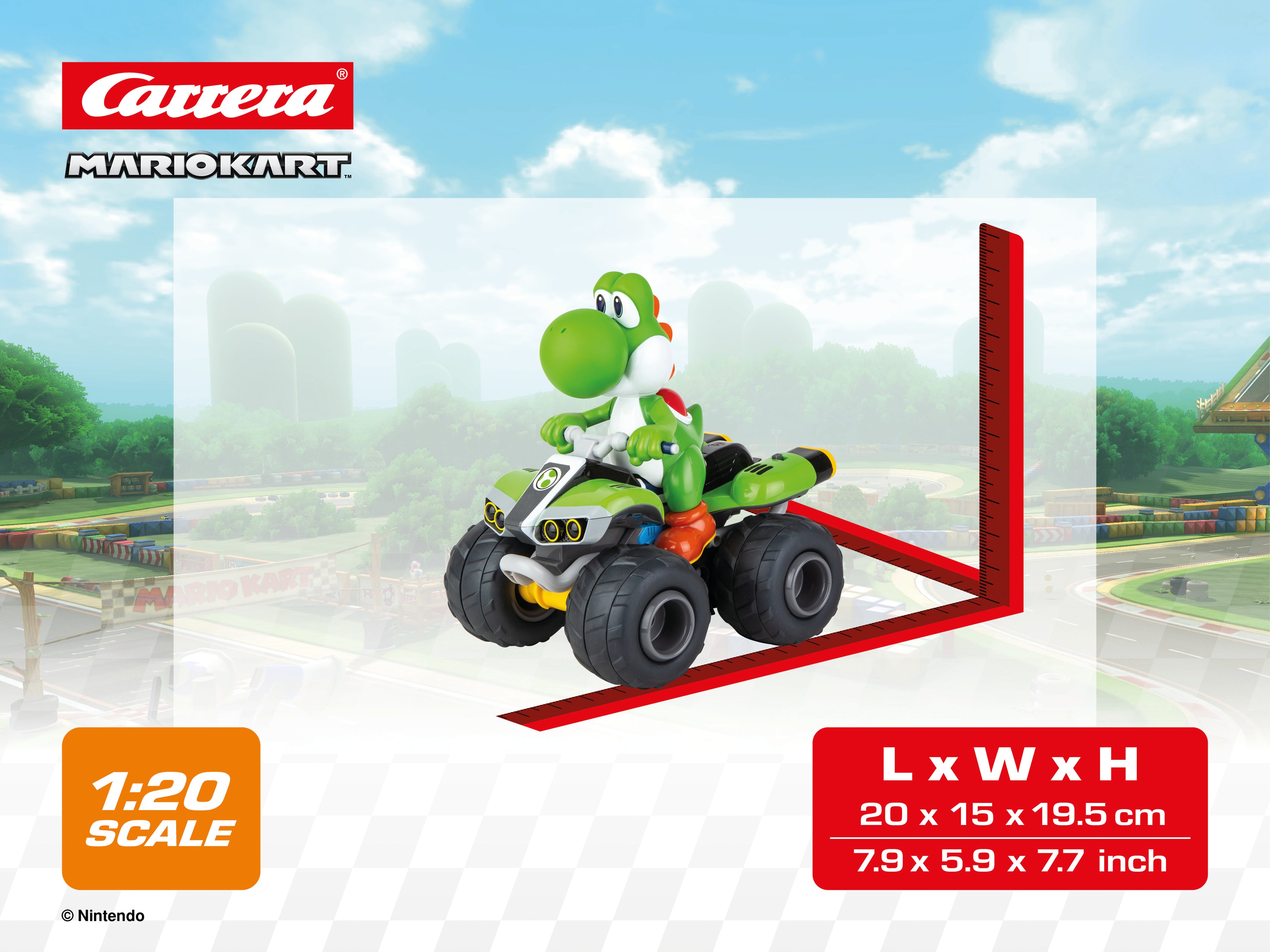 carrera-rc-2-4ghz-mario-kart-yoshi-quad-rc-quad image 6