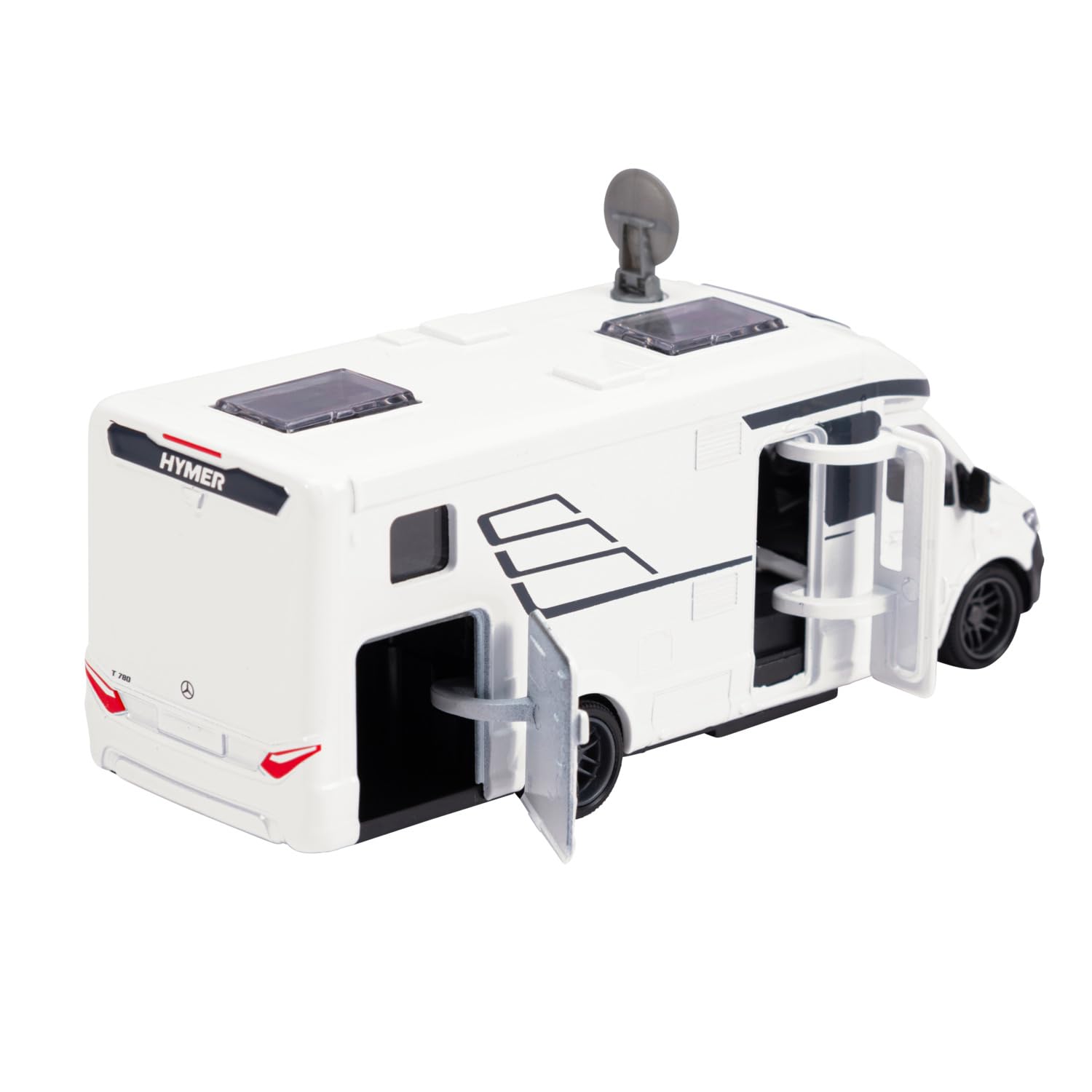 majorette-hymer-b-class-camper-19-cm-masterline-wohnmobil-mit-metall-karosserie- image 2