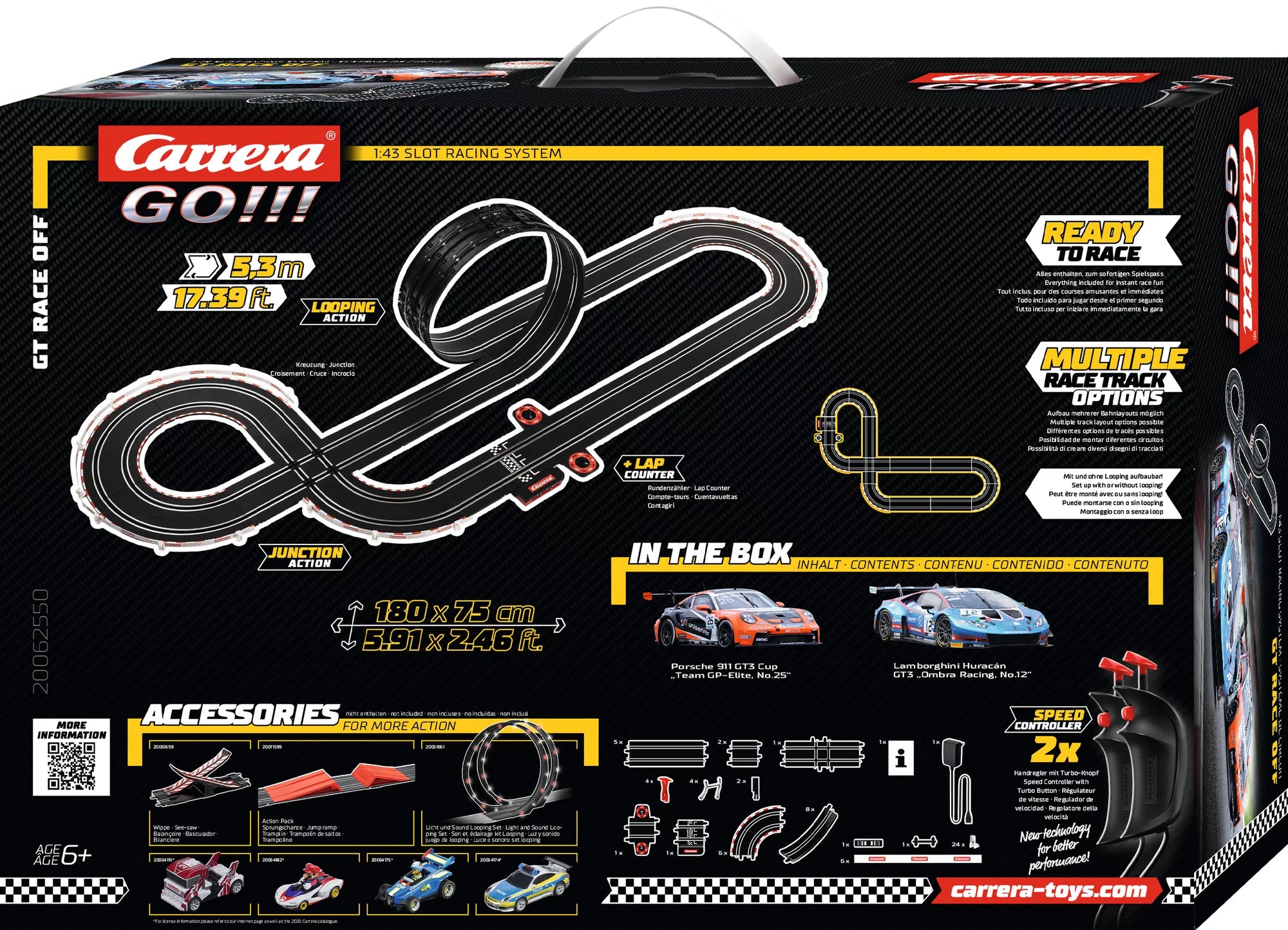 carrera-rc-gt-race-off-carrera-go-slotcar-rennbahn-set-1-43 image 2
