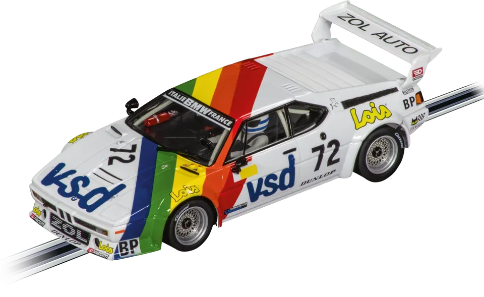 carrera-digital-132-bmw-m1-bmw-zol-auto-no-72-24h-1981-slotcar-1-32 image 1