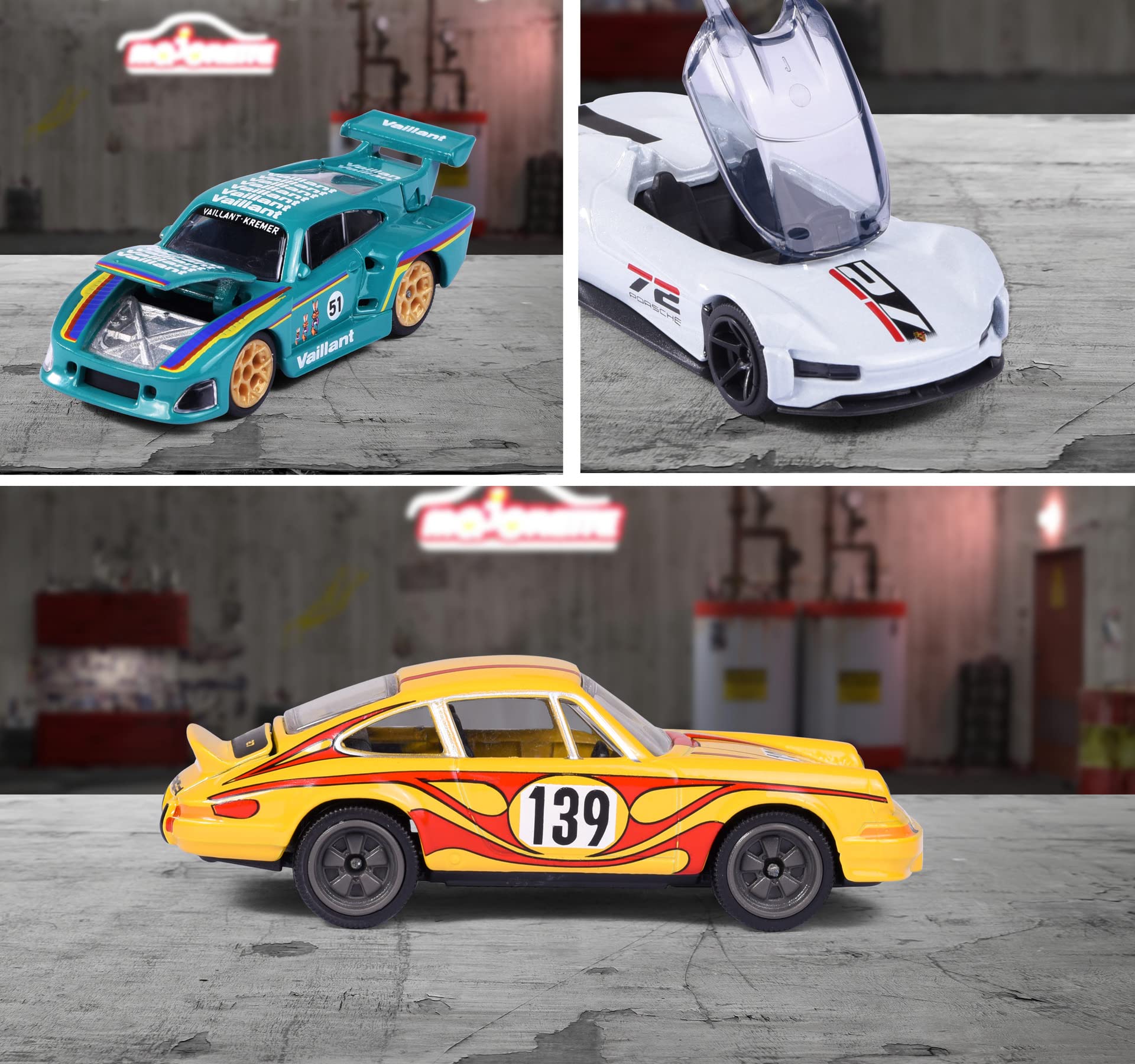majorette-porsche-deluxe-edition-modellauto-7-5cm-mit-sammelbox image 7