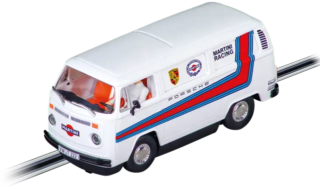 carrera-digital-132-vw-bus-t2b-martini-racing-slotcar image 1