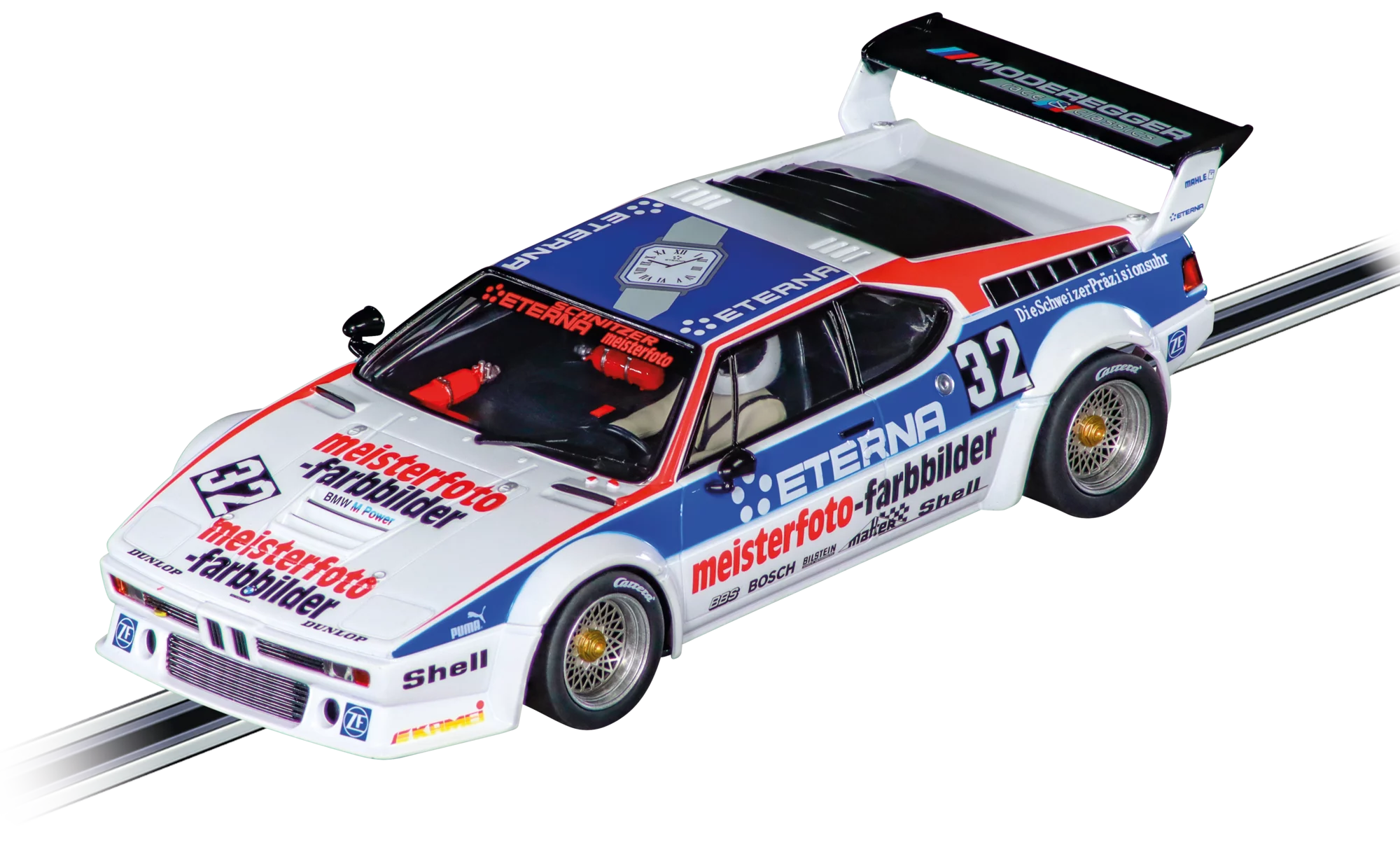 carrera-rc-bmw-m1-procar-moderegger-no-32-digital-124-slotcar-1-24 image 1