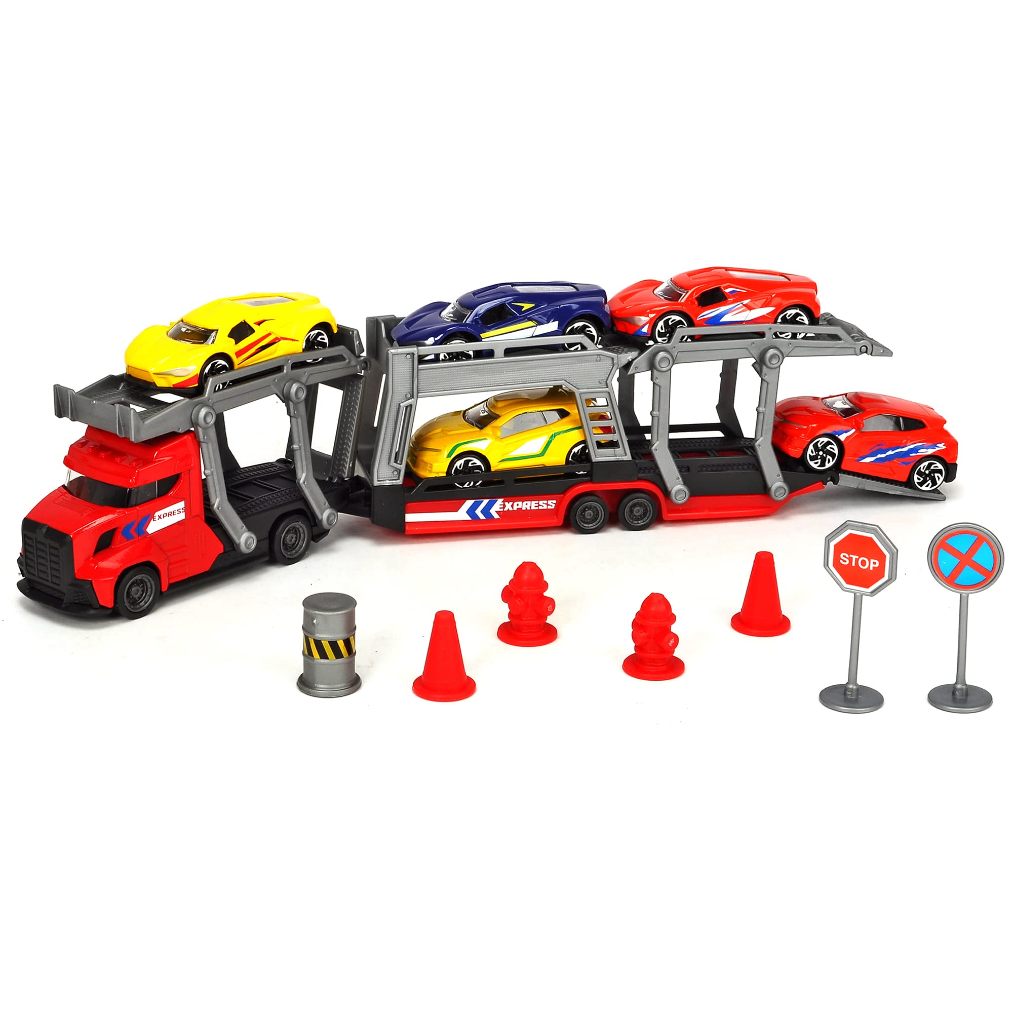 dickie-toys-transporter-set-spielzeug-transporter-mehrfarbig image 1