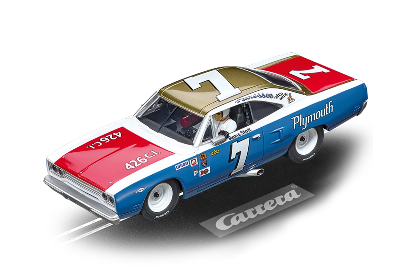 carrera-rc-plymouth-roadrunner-no-7-digital-132-slotcar-1-32 image 1