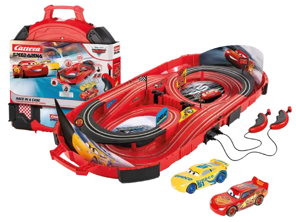 carrera-speed-arena-disney-pixar-cars-rennbahn-set-mit-lightning-mcqueen image 1