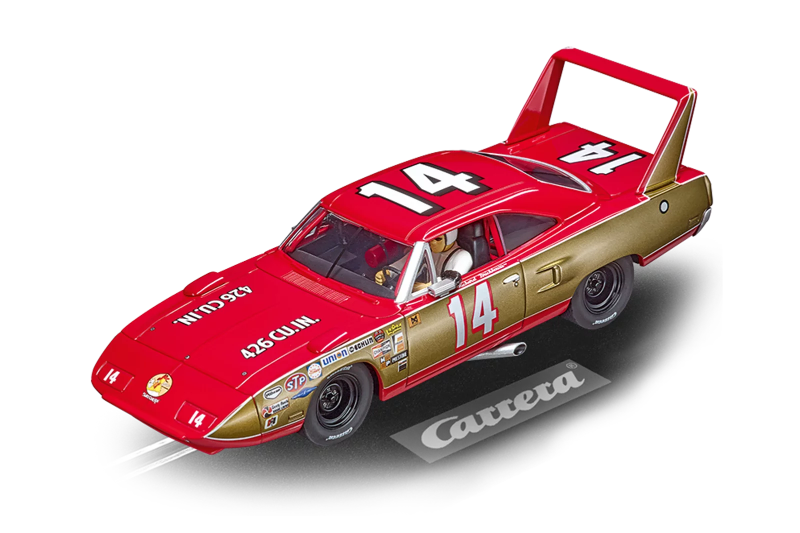 carrera-rc-plymouth-superbird-no-14-slotcar-digital-132 image 1