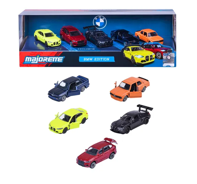 majorette-bmw-5er-auto-set-metall-modellautos image 1