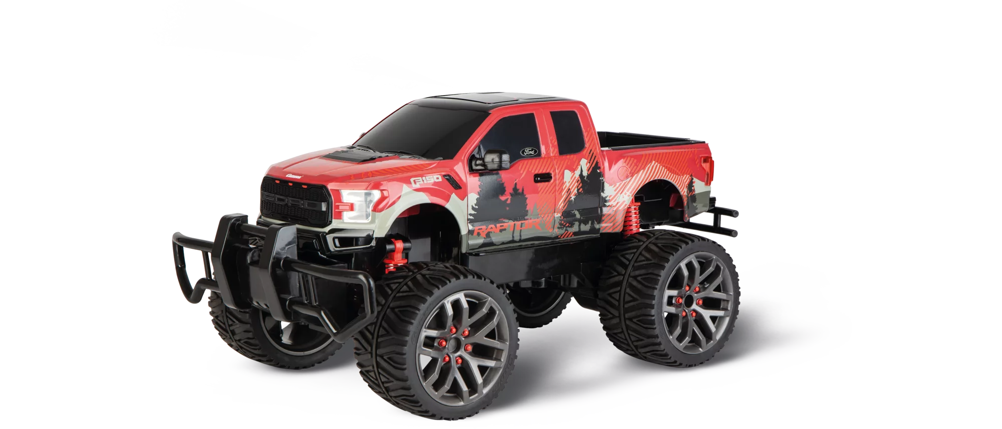 carrera-rc-2-4ghz-ford-f-150-raptor-39-5-cm-offroad-18-km-h-rot-schwarz image 4