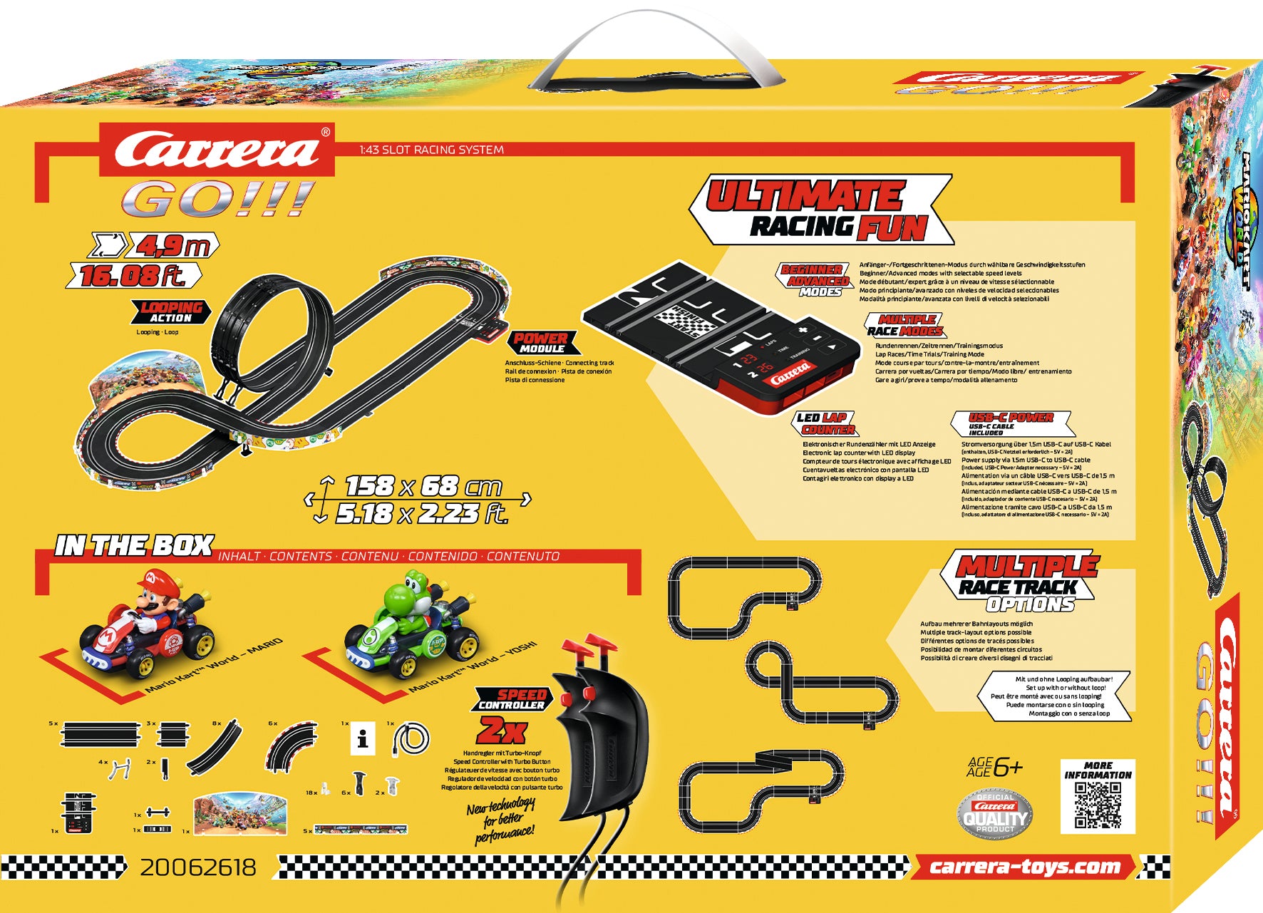 carrera-rc-mario-kart-world-rennbahn-set-1-43-mit-looping-4-9-m image 3