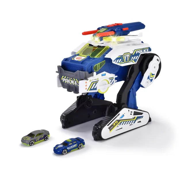 dickie-toys-rescue-hybrids-police-bot-35-cm-transform-polizeiauto image 1