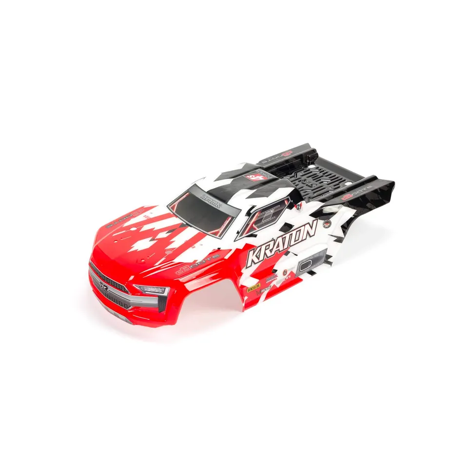 arrma-kraton-4x4-blx-lackierte-truck-karosserie-rot image 1