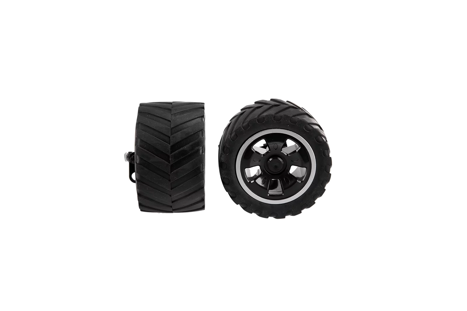 carrera-rc-black-enforcer-vorderr-der-mit-felgen-2er-set-ersatzteil image 1