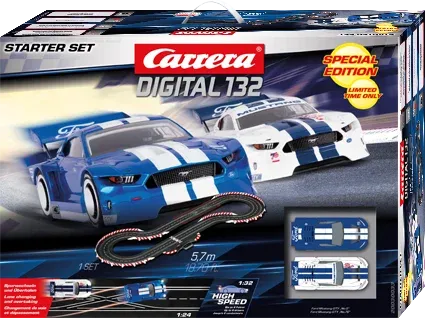 carrera-digital-132-starter-set-ford-mustang-gty-no-5-no-76-5-7-m-strecke image 1