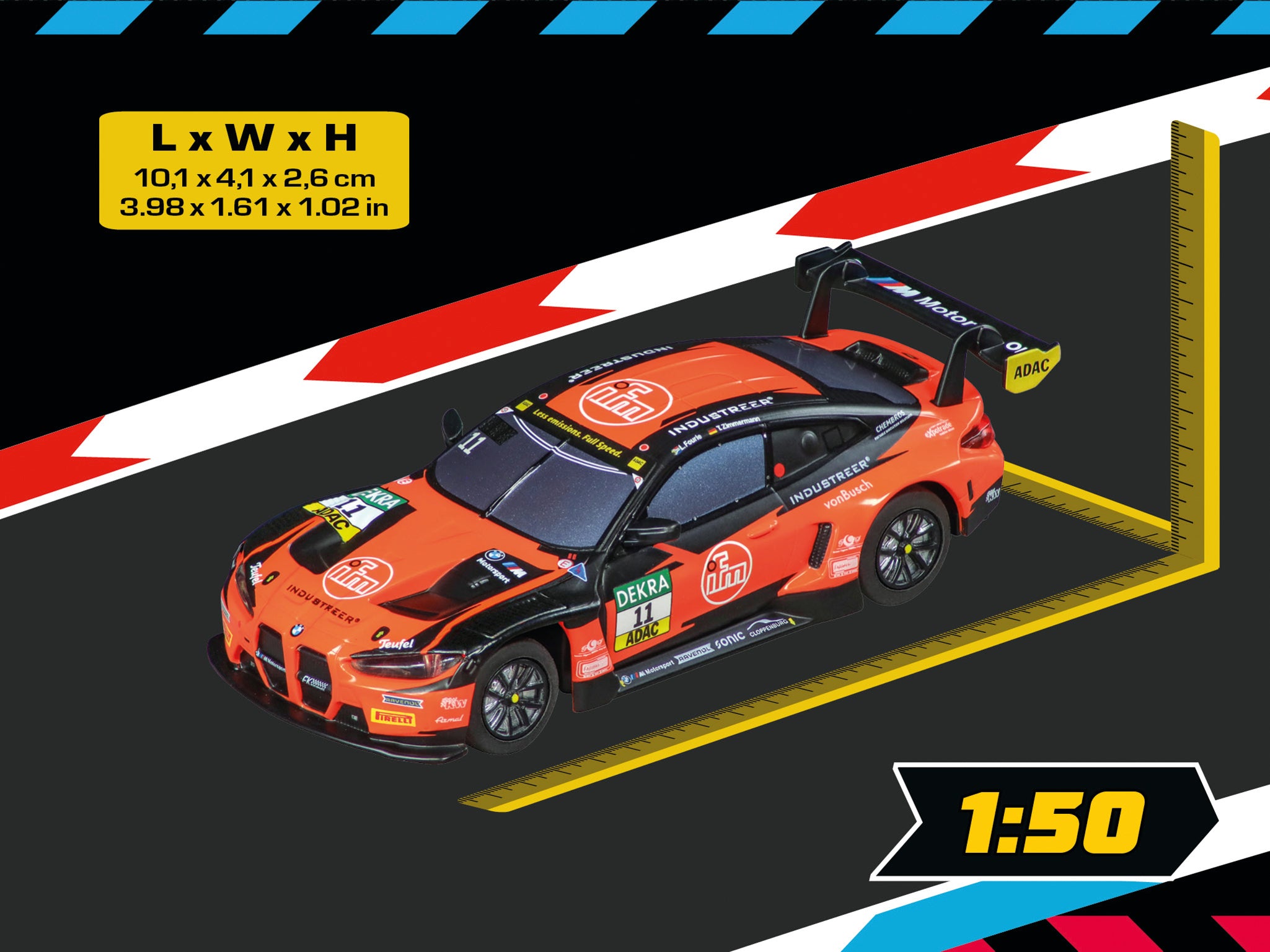 carrera-rc-bmw-m4-gt3-fk-performance-motorsport-no-11-slotcar-1-32 image 2