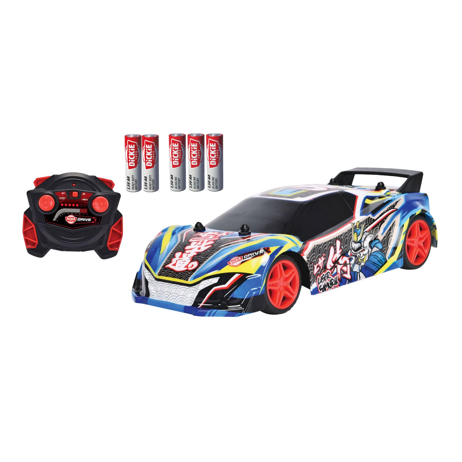 dickie-toys-rc-laser-samurai-ferngesteuertes-auto-1-20-22-cm image 1