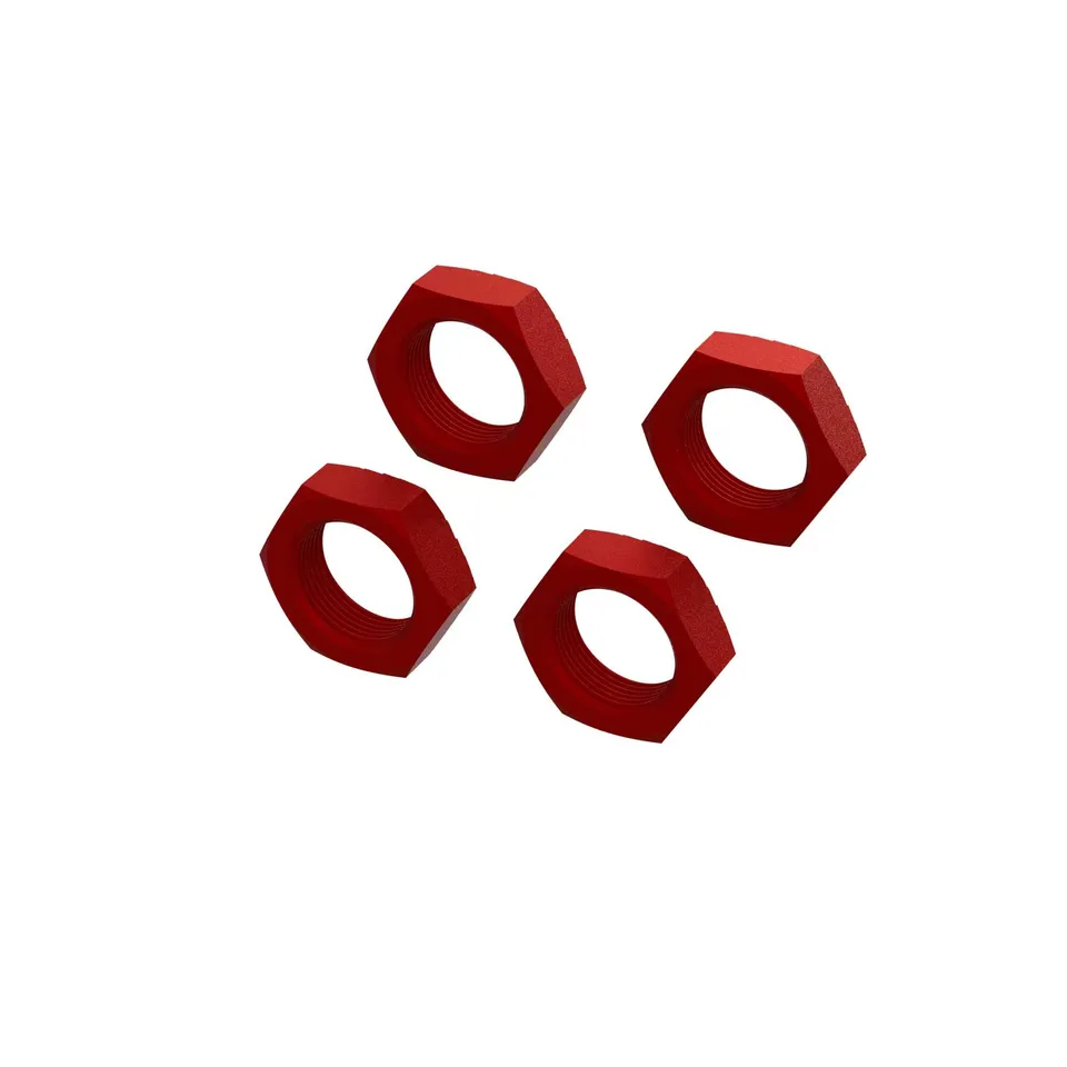 arrma-aluminium-radmutter-24mm-rot-4-st-ck image 1