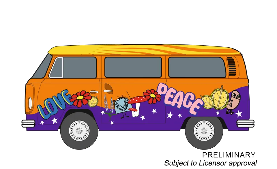 carrera-rc-vw-bus-t2b-peace-and-love-slotcar-1-32-evolution image 1
