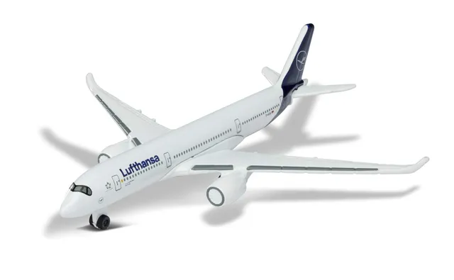 majorette-airbus-a350-lufthansa-flugzeugmodell-13-cm-metall image 1