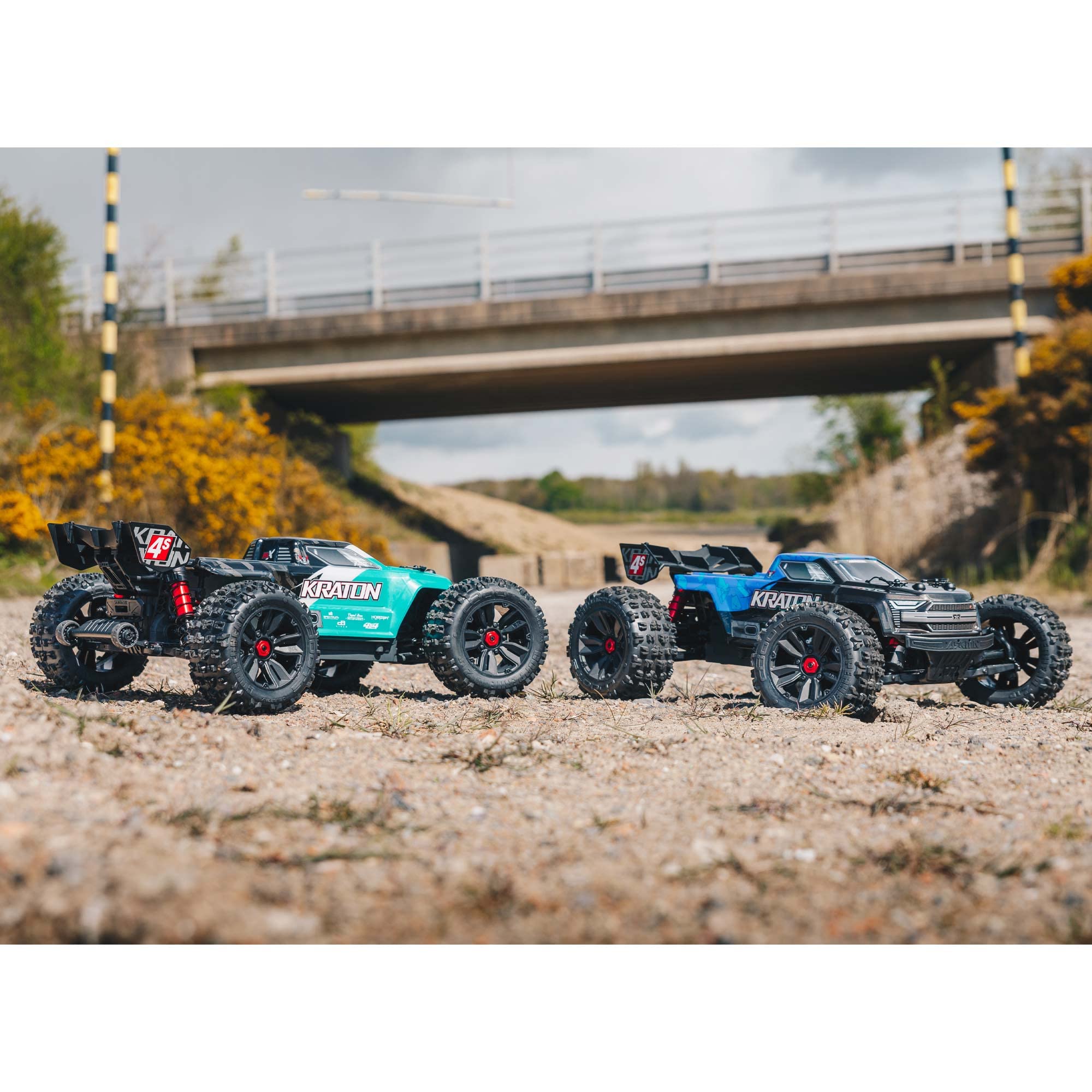 arrma-1-10-kraton-4x4-4s-v2-blx-speed-monster-truck-rtr-teal image 5