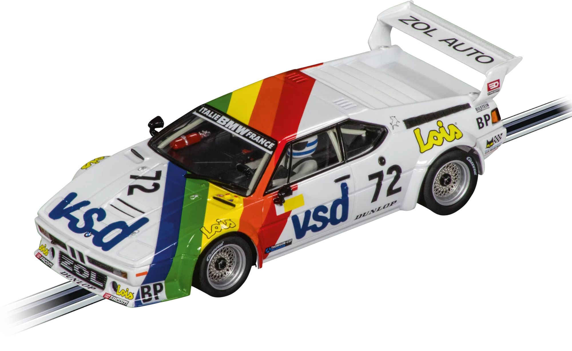 carrera-digital-132-bmw-m1-bmw-zol-auto-no-72-24h-1981-slotcar-1-32 image 1