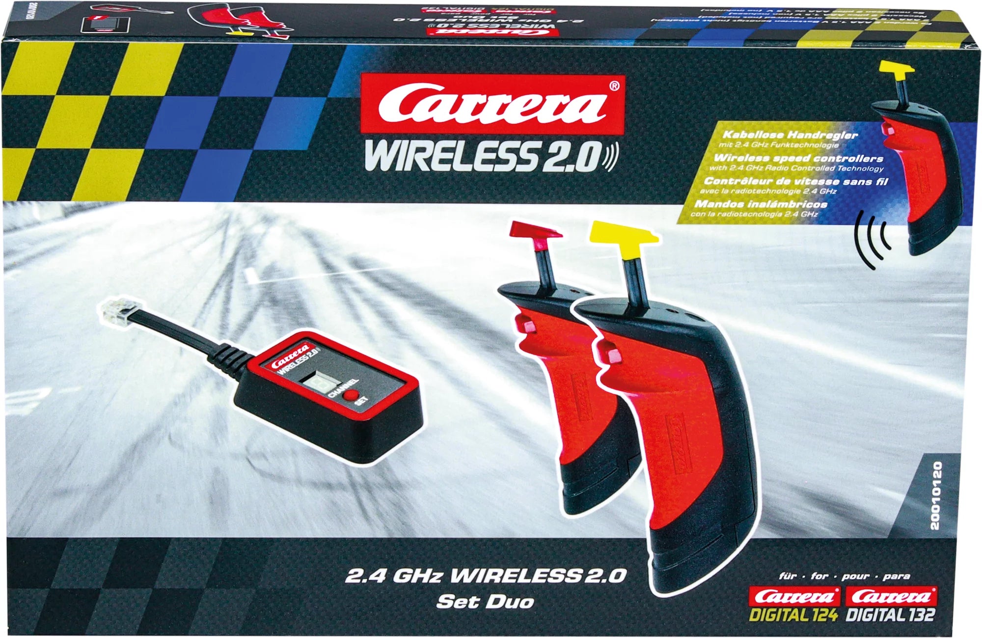 carrera-wireless-2-0-set-duo-digital-132-124-2-handregler-empf-nger image 1