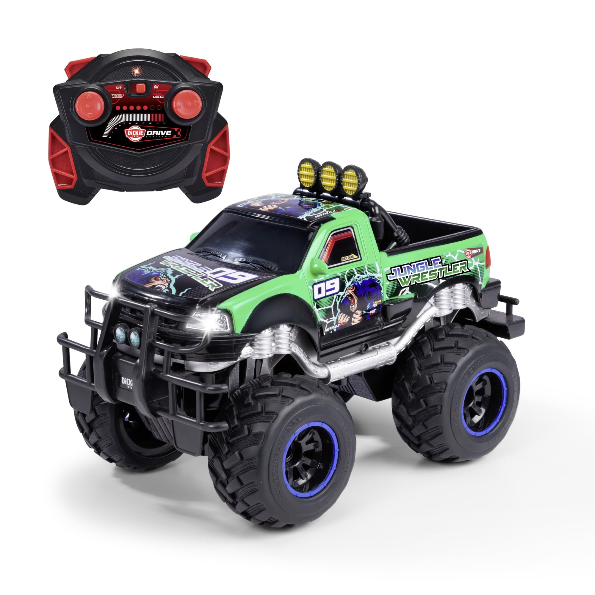 dickie-toys-rc-jungle-wrestler-ford-f150-monstertruck-1-16-30-cm image 1