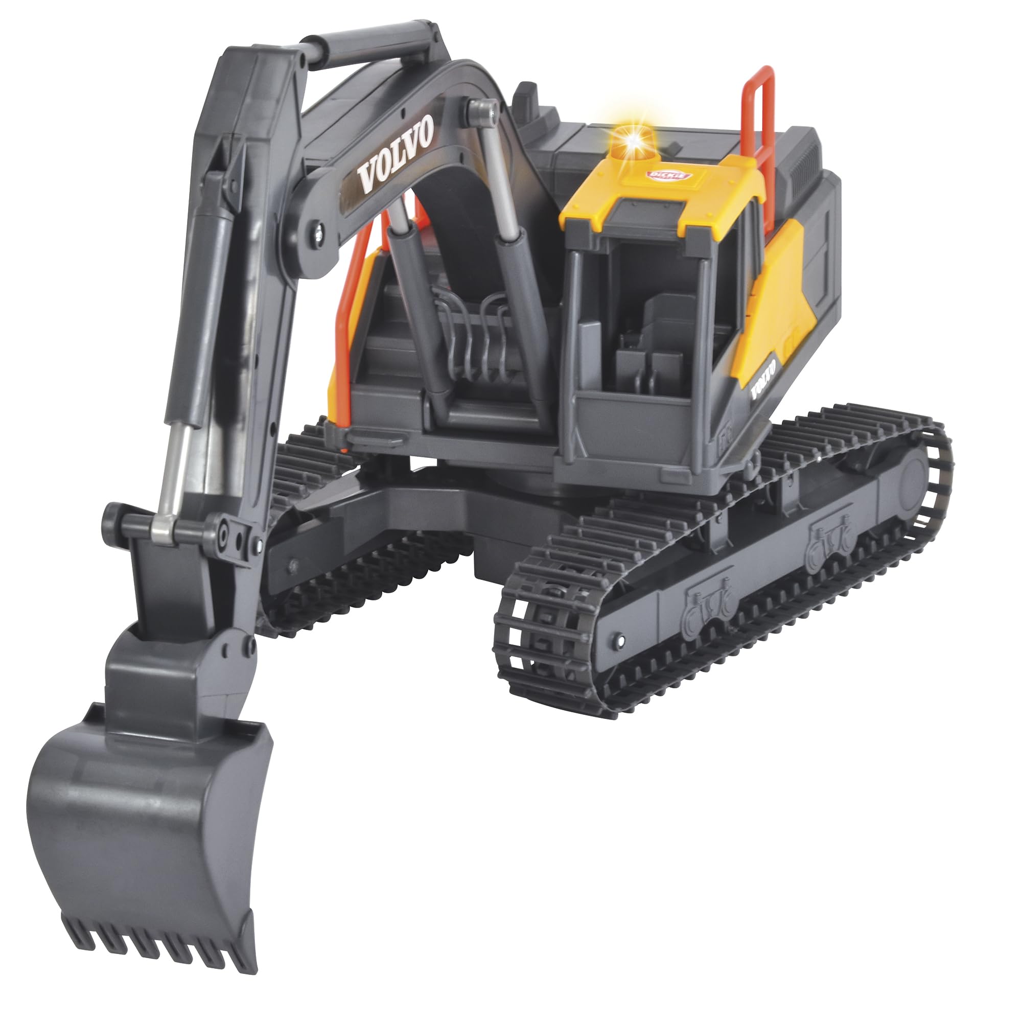 dickie-toys-rc-bagger-volvo-mining-excavator-2-4-ghz-60-cm-gelb-grau image 6