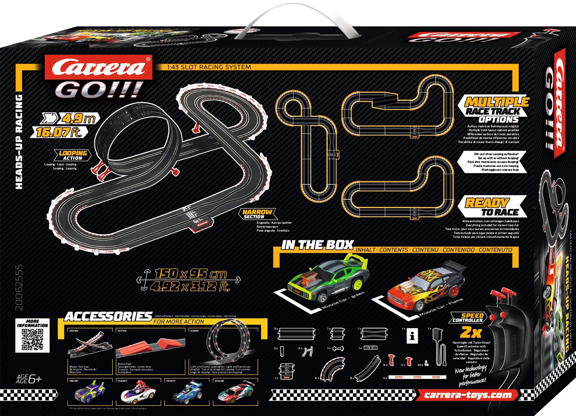 carrera-rc-heads-up-racing-set-4-9-m-carrera-go-mit-looping image 2