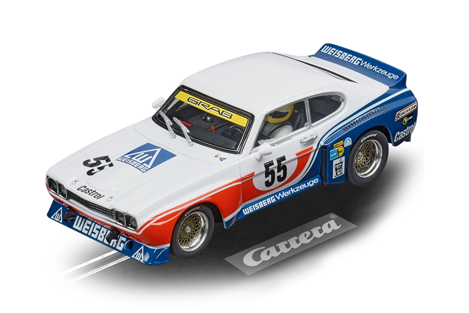 carrera-rc-ford-capri-rs-3100-no-55-drm-1975-slotcar-1-32-evolution image 1