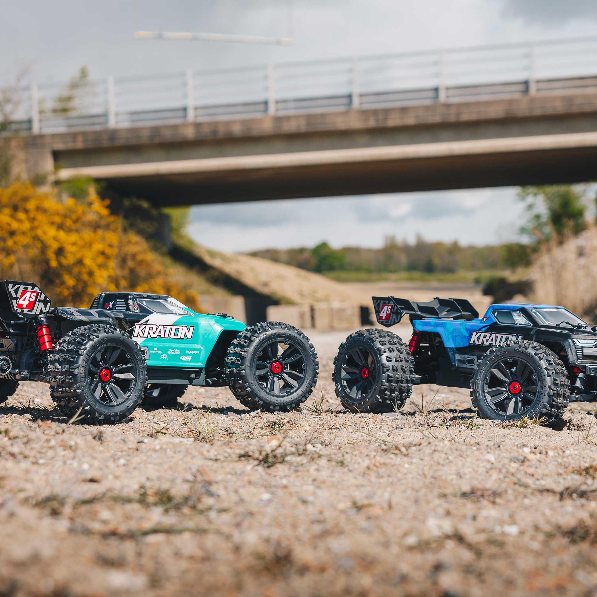 arrma-kraton-4s-4x4-rtr-brushless-speed-truck-1-10-schwarz-blau image 5